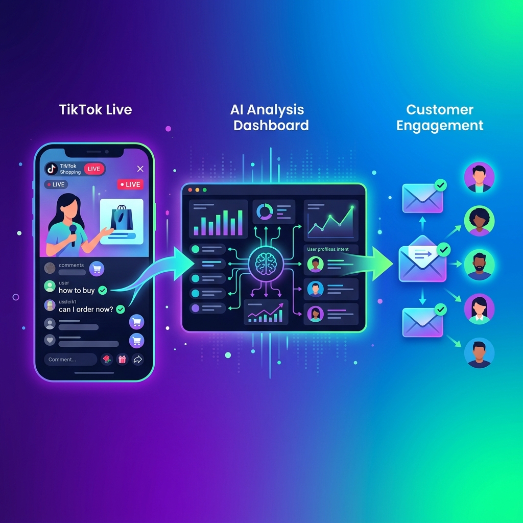 TikTok Livestream Real-Time Lead Gen & Interception Flow